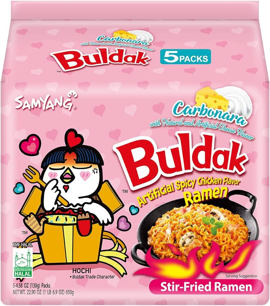 Samyang Buldak Carbo (Italian) Hot Chicken Pk of 5